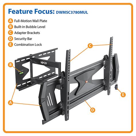 tv wall mount parts list